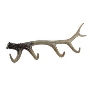 Large Faux Deer Antler Decorative Wall Hook Hanging